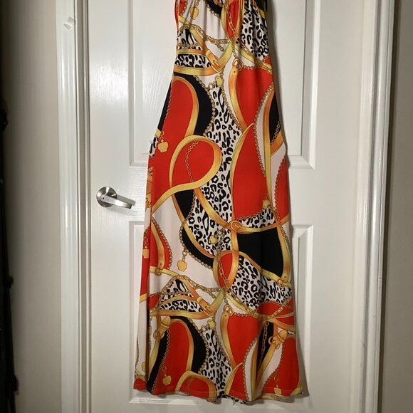 iB Diffusion Chain Animal Print Maxi Dress - Picture 9 of 11